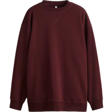 H&M Dam Oversized Sweatshirt - Vinröd