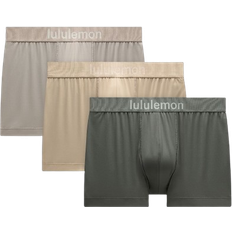 Lululemon Soft Stretch Active Boxer Slip 3 Pack - Palm Deco/Warm Ash Grey/Sheer Oak