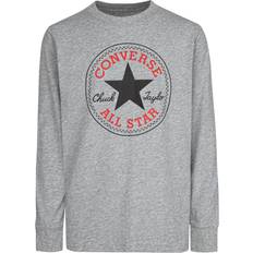 Converse Junior Long Sleeve T-shirt Chuck Patch - Dark Grey Heather (966243-042)