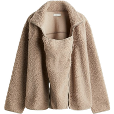 H&M MAMA Before & After Babywearing Teddy Jacket Beige (1300471001)