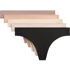 Lululemon InvisiWear String 5er-Pack Frauen - Black/Twilight Rose/Pink Clay