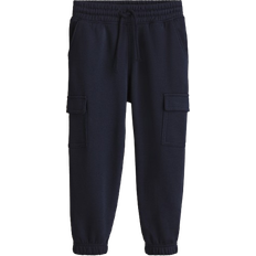 H&M Brushed Inside Cargo Joggers - Navy Blue (1211290017)