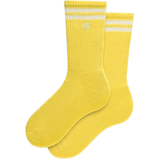 Unisex Daily Essential Crew-Socken - Daisy Glow/White