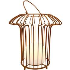 Orange Lanterns Dyberg Larsen Basket Terracotta Lantern