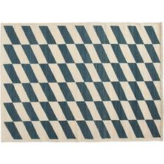 Hay Mattor Hay Shift Kelim Matta 140x200 cm Blue Blå cm
