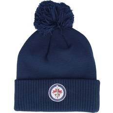 adidas NHL Blå Pom Beanie Navy Blue Pom