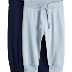 Blue Trousers H&M Joggers 2-pack - Navy Blue/Light Blue (0594177067)