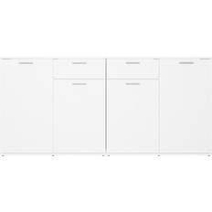 VidaXL Sideboards vidaXL 3074927 White Sideboard 160x75cm 2pcs
