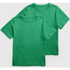 Tu T-shirts Tu Green Sports Crew Neck T-Shirts - Green