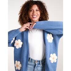 Daisy Large Flower Cardigan -