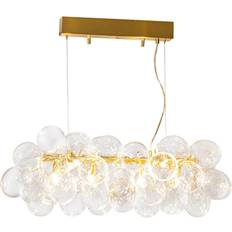 Metall - Transparent Pendellampor By Rydéns Gross Bar Taklampa 80 cm Mässing/Klar Pendellampa 80cm