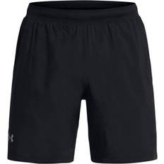 Under Armour Men's Launch 7" Shorts - Black/White/Reflective