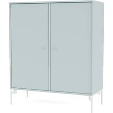 Montana Furniture Cover with White Legs Flint Storage Cabinet 69.6x82.2cm