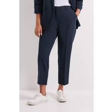 Natural - Women Trousers Dorothy Perkins Petite Ankle Grazer Trouser Tailored - Navy