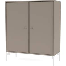 Montana Furniture Cover with White Legs Truffle Storage Cabinet 69.6x82.2cm