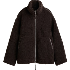 H&M Pilejacka Med Lös Passform - Mörkbrun