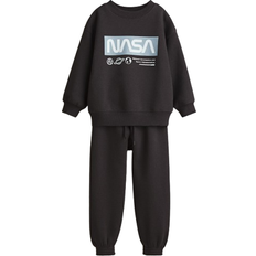 H&M Sweatshirt & Joggers Set 2-piece - Black/NASA (1296447002)