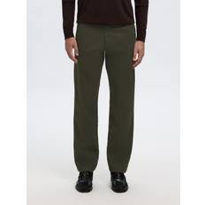 GOTS (Global Organic Textile Standard) Byxor & Shorts Selected Slh Straight New Miles Flex Pant - Grön