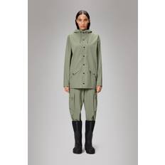Men Rain Clothes Rains Waterproof Short Jacket Imperméable Capuche - Vert