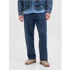 Boyfriend - Herr Jeans Jack & Jones Alex Baggy Fit Jeans Blå