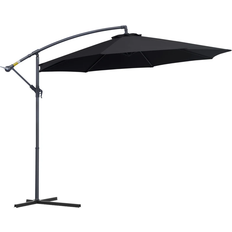 OutSunny Banana Parasol - Black 300cm