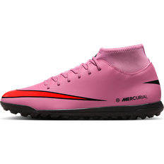 Kunstgræs (AG) - Nike Mercurial Fodboldstøvler Nike Superfly 10 Club Turf High Football Boots - Pink/Sort/Orange