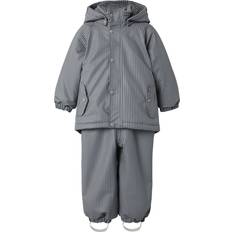 Lil'Atelier Dry10 Padded Rain Set - Ultimate Grey (13244318)