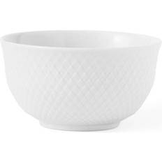 Lyngby Porcelæn Rhombe White Bowl 13cm