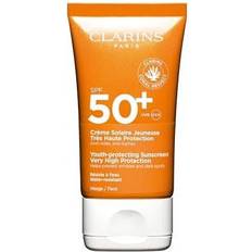 Clarins Solskydd & Brun utan sol Clarins High Protection Youth Sun Care Cream Spf 50+ 50ml