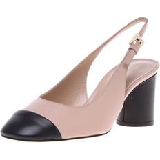 Dame - Naturfarvet Højhælede sko Baldinini Leather Nude Leather Slingback Sko - Lyserød