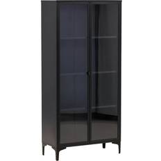 Venture Design Piring Black Glass Cabinet 40x190cm