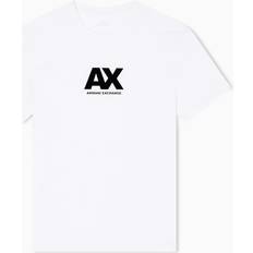 Armani Exchange Tøj Armani Exchange Uld Stilfuld Trykt Kortærmet T-Shirt - Sort/Hvid