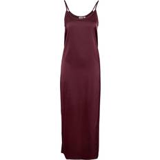 Lange kjoler - Lilla Noisy May Satin Strop Kjole