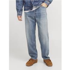 Boyfriend Jeans Jack & Jones Jeans JJIEddie JJOriginal Vintagetvättade Jeans Blå