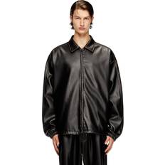 Dam - Konstläder Jackor Diesel Övergångsjacka J-AKE Veste Tissu Technique Traité - Noir