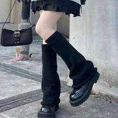 One Size Arm & Leg Warmers Shein Japanese Style Flared Leg Warmers Loose Knit