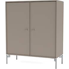 Montana Furniture Cover with Chrome Legs Truffle Storage Cabinet 69.6x82.2cm