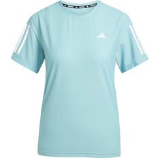 Turquoise - Women T-shirts adidas Own The Run B Running T-Shirt - Blue