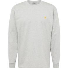 Carhartt WIP Overdele Carhartt WIP Chase Langærmet T-shirt - Grey Heather