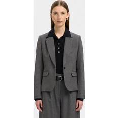 Dam - Slim Kavajer Selected Slim Fit Kavaj - Svart