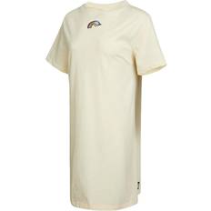 Nike White Dresses Nike AS W Sportswear Dress With Mini Rainbow Logo - Creamy