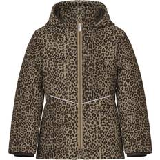 Hvid Jakker Name It Overgangsjakke NKFMaxi Pa Travertine - Beige/Brun/Sort