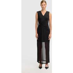 Selected Långa klänningar Selected Aftonklänning SL Slim Ankle Dress - Svart