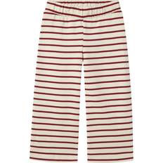 Röda Byxor Name It Lil Atelier Nmflimia Wide Pant Byxor - Turtleduve/Röd Dahlia