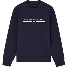 Armani Exchange Jumpers Armani Exchange Logo Graphic Sweatshirt - Deep Navy