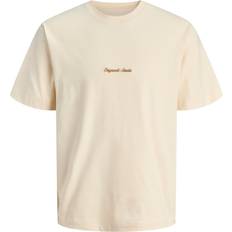Beige - Drenge T-shirts Jack & Jones Junior T-shirt Brun/Uldhvid