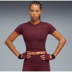Puma T-shirts Puma Shape Baby Training Tee Funktionsbluse - Vinrød