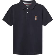 Ensfarvet Polotrøjer Hackett London Heritage Harry Navy Polo Shirt - Blue