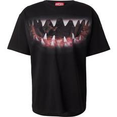 Diesel Herre Tøj Diesel Bluser T-Shirts - Lysegrå/Lys Rød/Sort