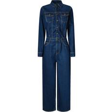 Genbrugsmaterialer Jumpsuits & Overalls Pepe Jeans PL2300002 Abe Shyla Bomuld Denim Lange Ærmer - Blå